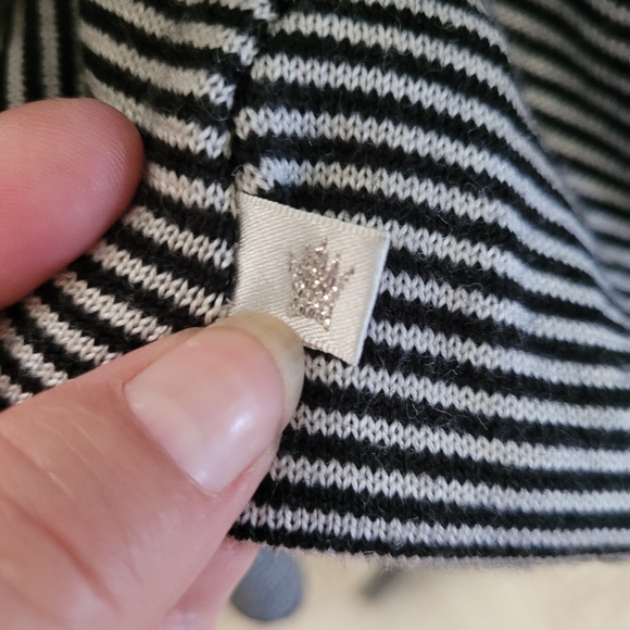 Lady Dutch High Society womans striped cardigan. Size large. - Picture 4 of 6